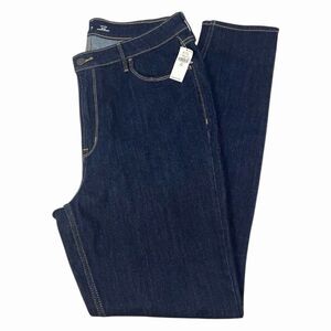 Old Navy Skinny Jeans 16 Tall Dark Wash Stretch Denim Clean Girl Spring Capsule